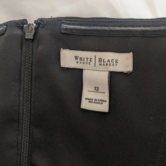 White House Black Market - Polka dot tulle strapless dress - Size 12 - Picture 14 of 16